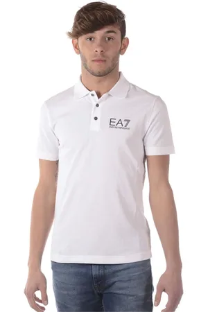 EA7 Homme, Tops, Blanc, Taille: S Polo