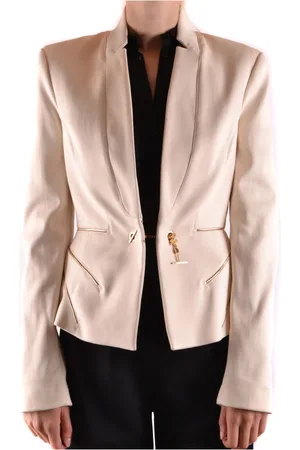 Elisabetta Franchi Femme, Vestes, Blanc, Taille: 42 FR Ensemble Veste de Sport et Blazer Combinaison