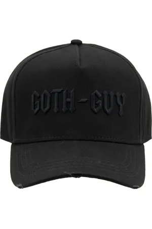 Dsquared2 Unisex, Accessoires, Noir, Taille: ONE Size Casquette de baseball à lettrage en relief