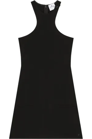 Courrèges Femme, Robes, Noir, Taille: 36 FR Robe dos nageurs avec poches