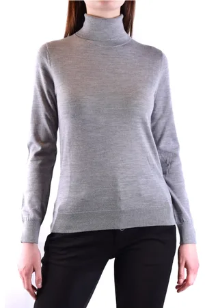 sun68 Femme, Pulls, Gris, Taille: 40 FR Pull à Col Roulé à Manches Longues