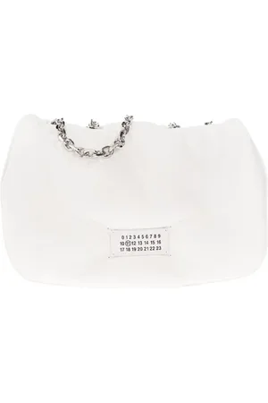Maison Margiela Femme, Sacs, Blanc, Taille: ONE Size Glam Slam Medium Shoulder Bag