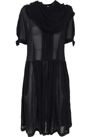 Comme des Garçons Femme, Robes, Noir, Taille: 38 FR Robe Courte Marine pour Femme