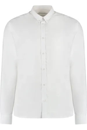 Les Deux Homme, Chemises, Blanc, Taille: S Chemise Christoph en coton