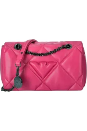 Emporio Armani Femme, Sacs, Rose, Taille: ONE Size Portefeuille élégant en cuir