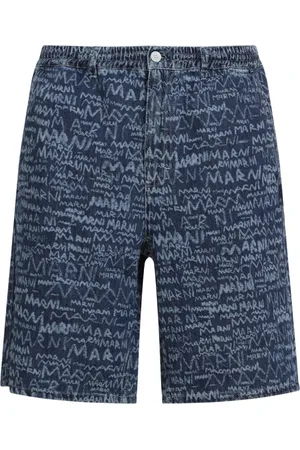 Marni Homme, Shorts, Bleu, Taille: W31 Pantalon Bleu Cyanite