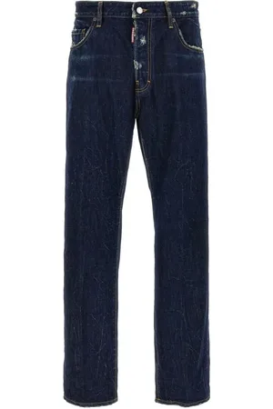 Dsquared2 Homme, Jeans, Bleu, Taille: 2XL Pantalon Élégant