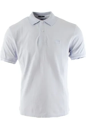 C.P. Company Homme, Tops, Violet, Taille: S Élégant Polo Lila au Design Unique