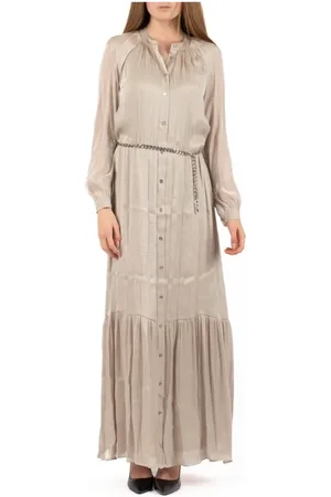 Michael Kors Femme, Robes, Gris, Taille: 40 FR Robe Élégante