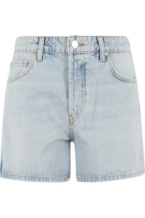 ANINE BING Femme, Shorts, Bleu, Taille: W24 Shorts en Denim Bleu Lavé