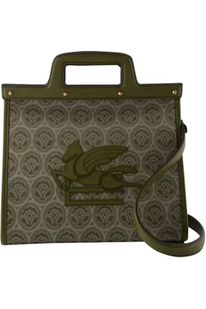 Etro Femme, Sacs, Vert, Taille: ONE Size Sac bandoulière en coton
