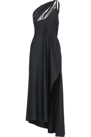 COPERNI Femme, Robes, Noir, Taille: 36 FR Robe asymétrique à une épaule