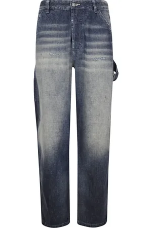 Diesel Homme, Jeans, Bleu, Taille: W29 Jean Large High-Waisted avec Poches