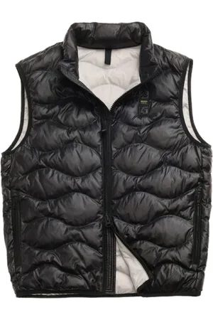 Blauer Homme, Vestes, Noir, Taille: S Pull Noir Moderne à Zip