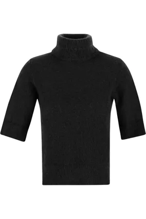LARDINI Femme, Pulls, Noir, Taille: 40 FR Pull Col Roulé en Alpaga