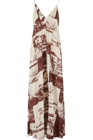 ALYSI Femme, Robes, Brun, Taille: 36 FR Robe Curiosity Atelier