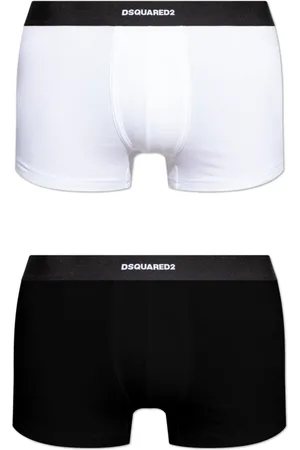 Dsquared2 Homme, Sous-vêtements, Noir, Taille: S Lot de deux boxers
