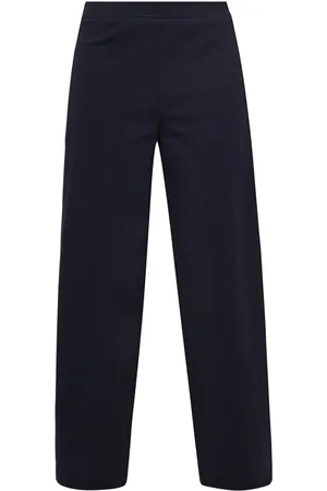 LIVIANA CONTI Femme, Pantalons, Bleu, Taille: 36 FR Pantalon Barrel à Taille Élastique