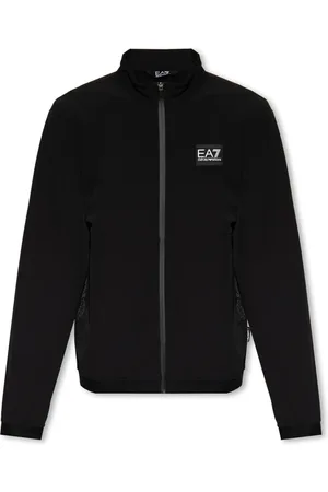 EA7 Homme, Vestes, Noir, Taille: M Veste d`entraînement à col montant