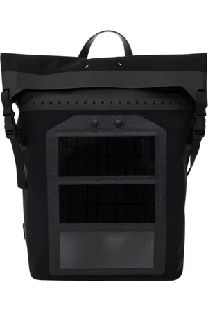 Maison Margiela Unisex, Sacs, Noir, Taille: ONE Size Sac à dos avec panneaux solaires
