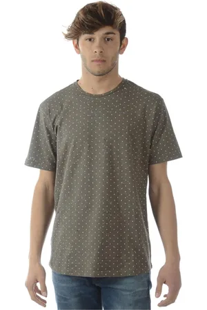 D.A. Daniele Alessandrini Homme, Tops, Vert, Taille: M Chemise Consolati MC IMB verte et blanche