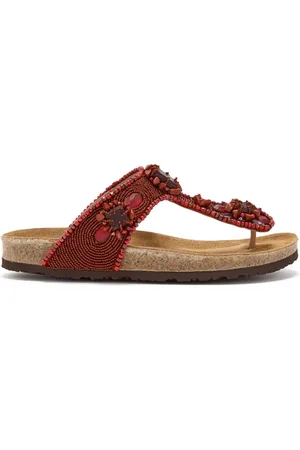 Maliparmi Femme, Chaussures, Rouge, Taille: 37 EU Glamour Sandal
