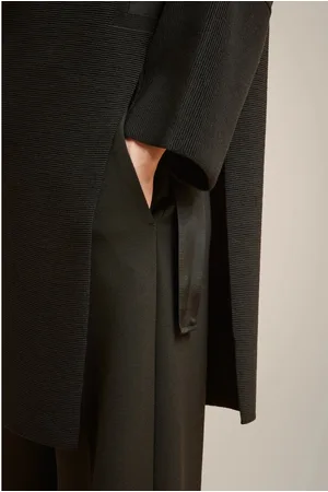 LIVIANA CONTI Femme, Pulls, Noir, Taille: 42 FR Pull Col Montant en Laine Mérinos