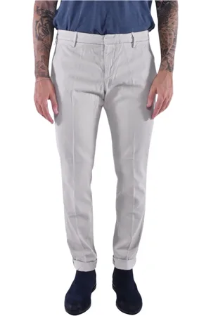 Dondup Homme, Pantalons, Gris, Taille: W34 Pantalon Gris Clair Coupe Regular
