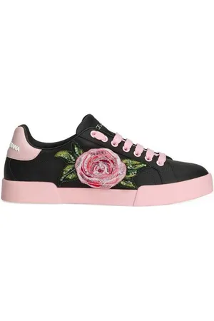 Dolce & Gabbana Femme, Chaussures, Noir, Taille: 36 1/2 EU Baskets Mode Ck2318A6O568B966