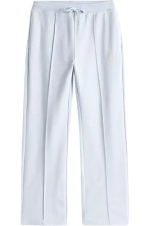 Tommy Hilfiger Femme, Pantalons, Bleu, Taille: 38 FR Pantalon de Jogging Droit avec Coutures Élégantes