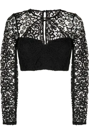 Self-Portrait Femme, Blouses et Chemises, Noir, Taille: 36 FR Chemisier