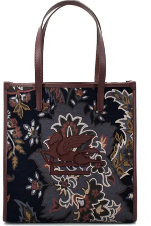 Etro Femme, Sacs, Multicolore, Taille: ONE Size Floral Paisley Love Trotter Sac Shopping