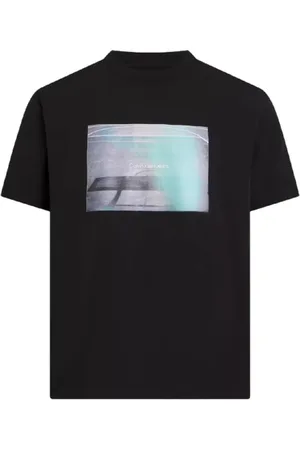 Calvin Klein Homme, Tops, Noir, Taille: M T-shirt Terrain de Basketball