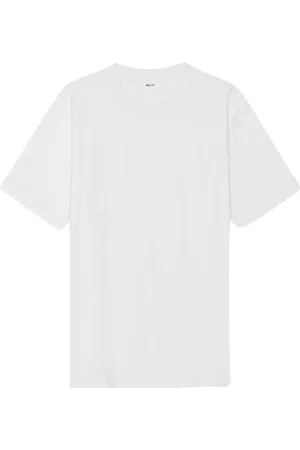 NN.07 Homme, Tops, Blanc, Taille: M T-shirt décontracté en coton Pima Blanc