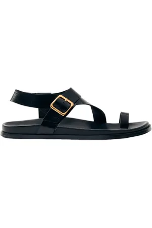 ALOHAS Femme, Chaussures, Noir, Taille: 41 EU Sandalette Siren en cuir noir