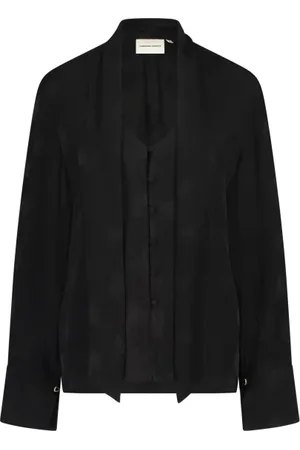 Fabienne Chapot Femme, Blouses et Chemises, Noir, Taille: 36 FR Chemisier Minoes