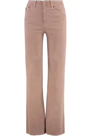 Lois Femme, Jeans, Rose, Taille: W25 Jean Évasé à Ourlet Effiloché