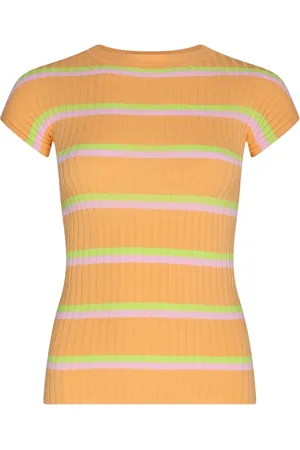 Sportmax Femme, Pulls, , Taille: 40 FR Top Multicolore à Rayures