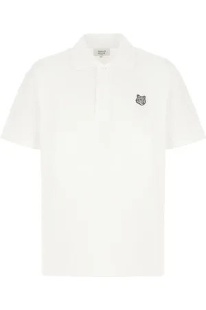 Maison Kitsuné Homme, Tops, Blanc, Taille: M Polo Classique