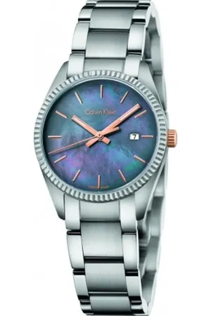 Calvin Klein Femme, Accessoires, Vert, Taille: ONE Size Montre Alliance Quartz pour Femme
