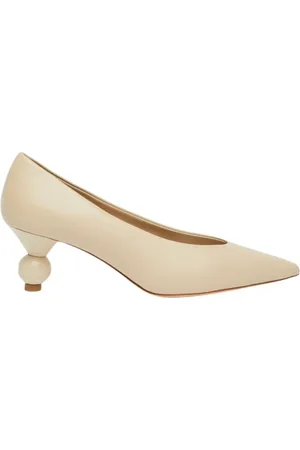 Max Mara Femme, Chaussures, , Taille: 40 EU Escarpins en cuir avec détail papillon