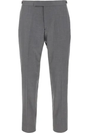 Thom Browne Homme, Pantalons, Gris, Taille: M Pantalon de costume