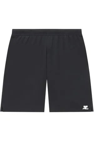 Courrèges Homme, Shorts, Noir, Taille: L Short de football Sport Lycra