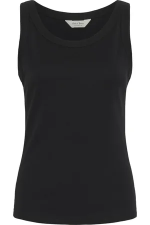 Part Two Femme, Tops, Noir, Taille: 44 FR Haut Noir Col Rond
