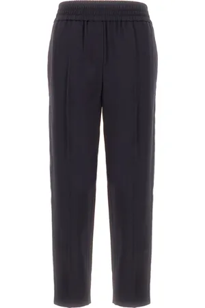 Brunello Cucinelli Femme, Pantalons, Gris, Taille: 38 FR Pantalons élégants pour hommes