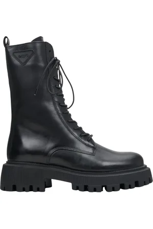 Estro Femme, Chaussures, Noir, Taille: 38 EU Bottes Hautes en Cuir Noir
