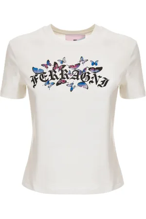 Chiara Ferragni Femme, Tops, Blanc, Taille: 36 FR T-shirts et Polos