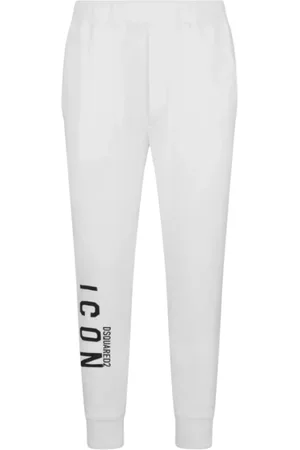 Dsquared2 Homme, Pantalons, Blanc, Taille: S Icon Jogger Pants