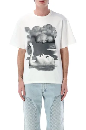 MISBHV Homme, Tops, Blanc, Taille: L Lac Femme Coton Tee