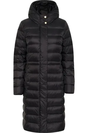 Part Two Femme, Manteaux, Noir, Taille: 38 FR Doudoune Matelassée avec Capuche